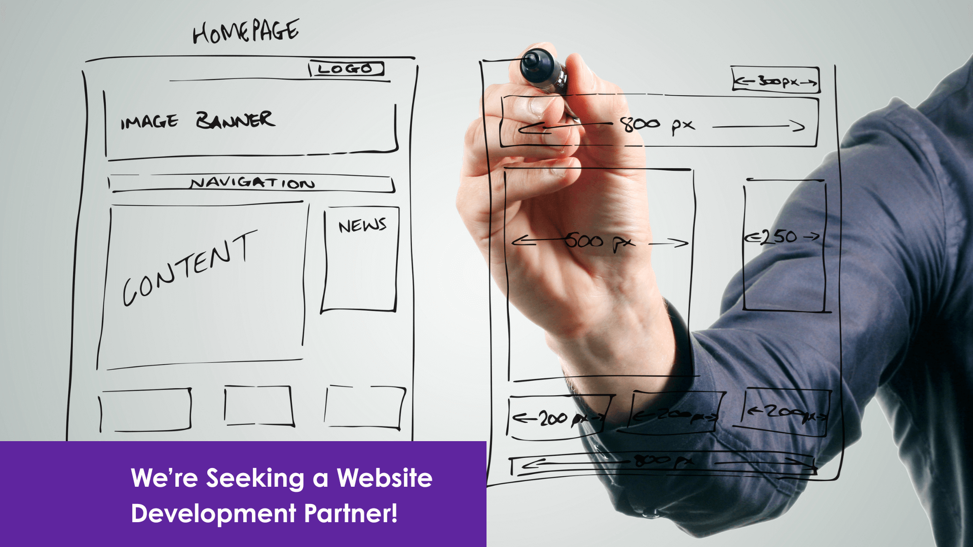 We’re Seeking a Website Development Partner!
