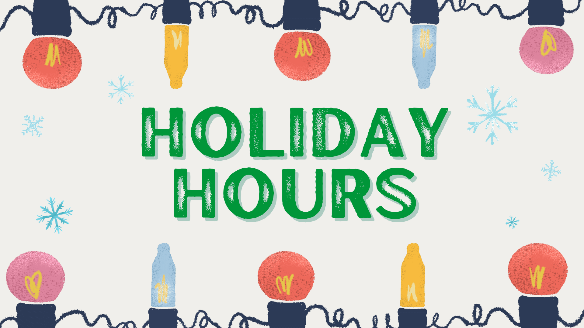 HSNT Holiday Hours for Christmas & New Year’s 2025